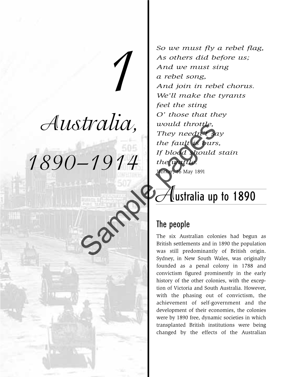 Australia Since 1890