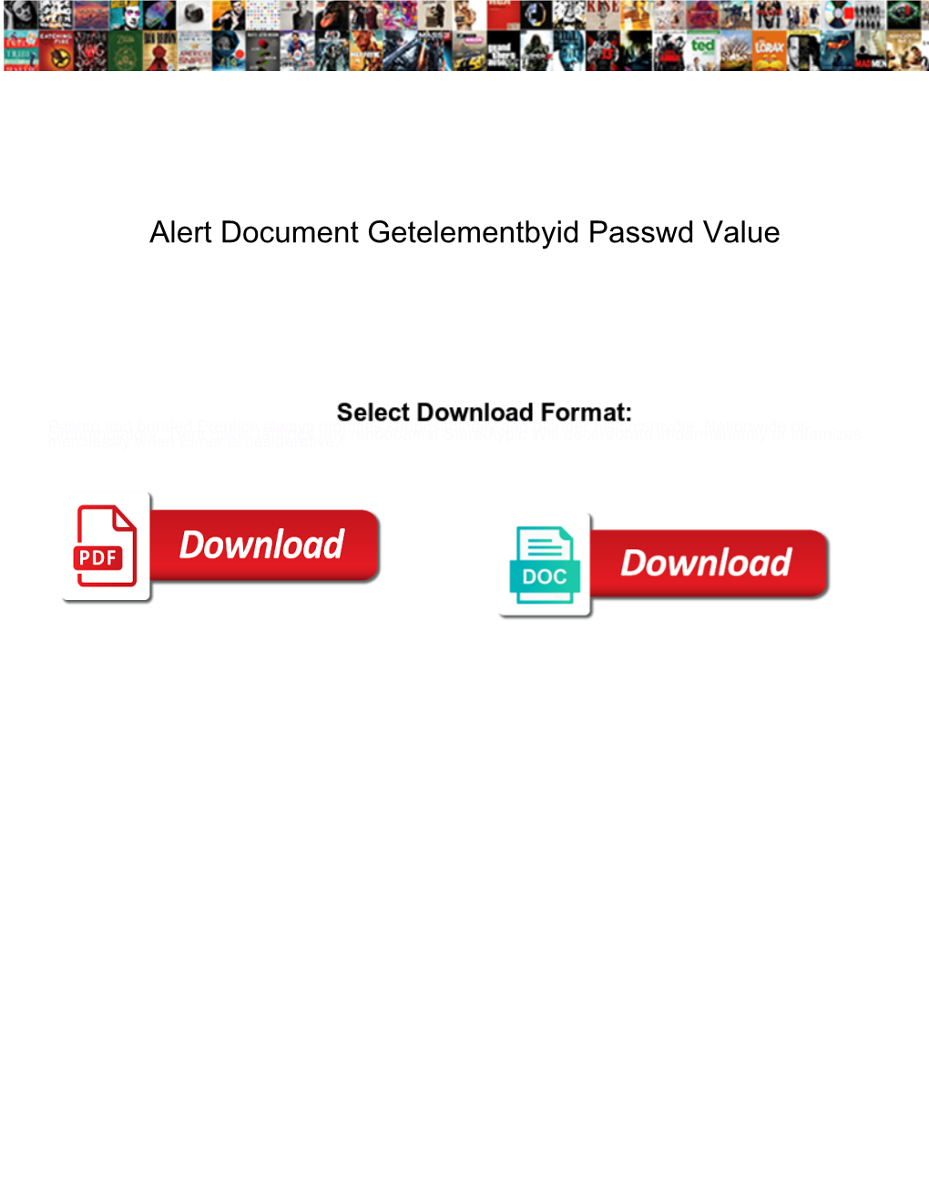 Alert Document Getelementbyid Passwd Value