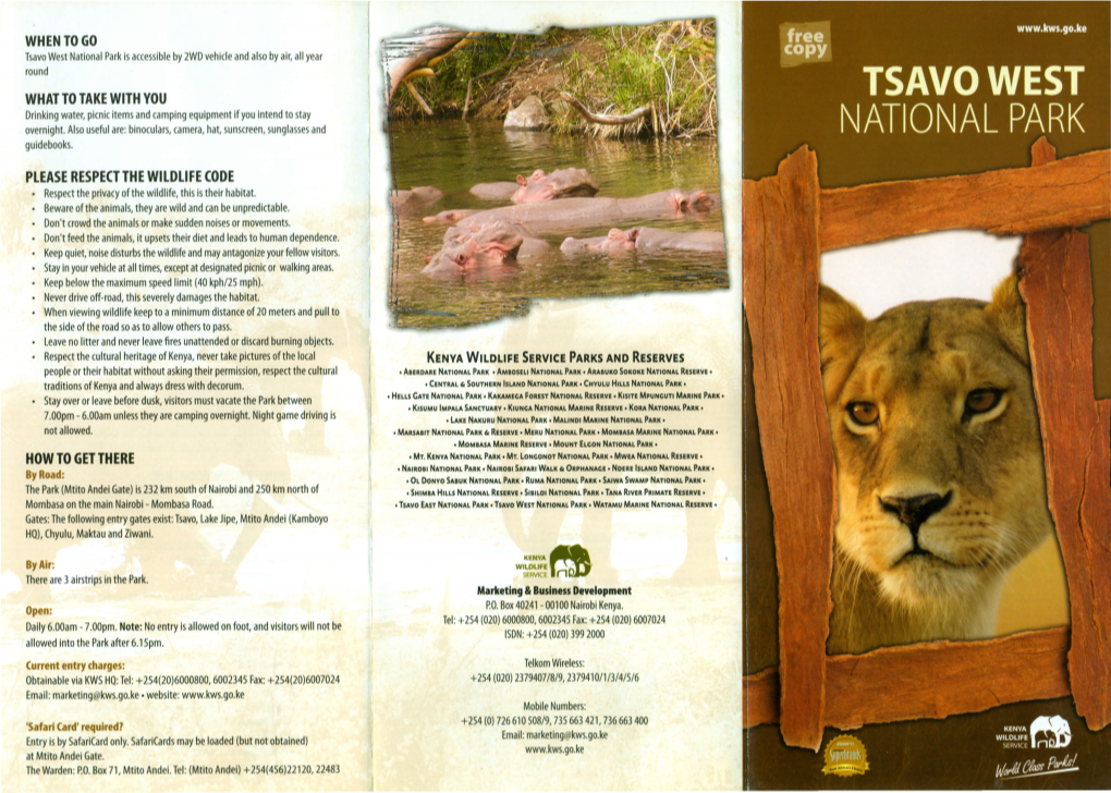 Tsavo West National Park