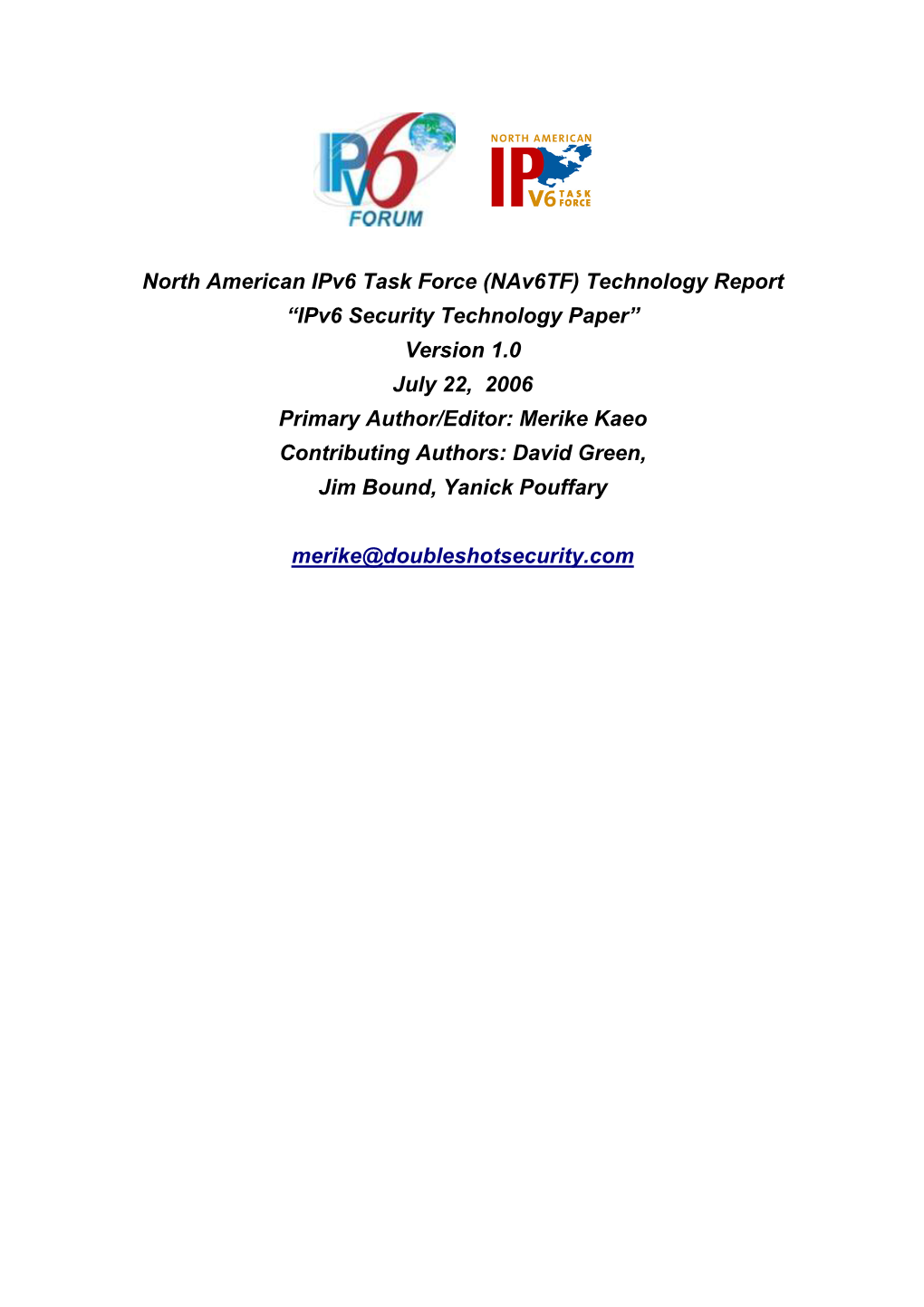 Nav6tf Technology Report