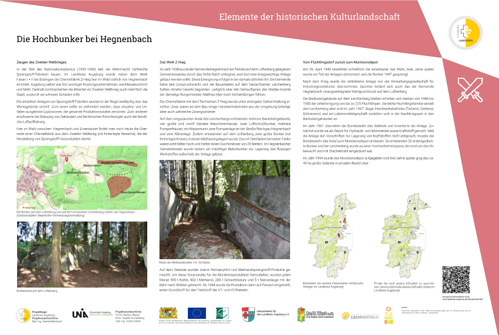 Infotafel Hochbunker Hegnenbach