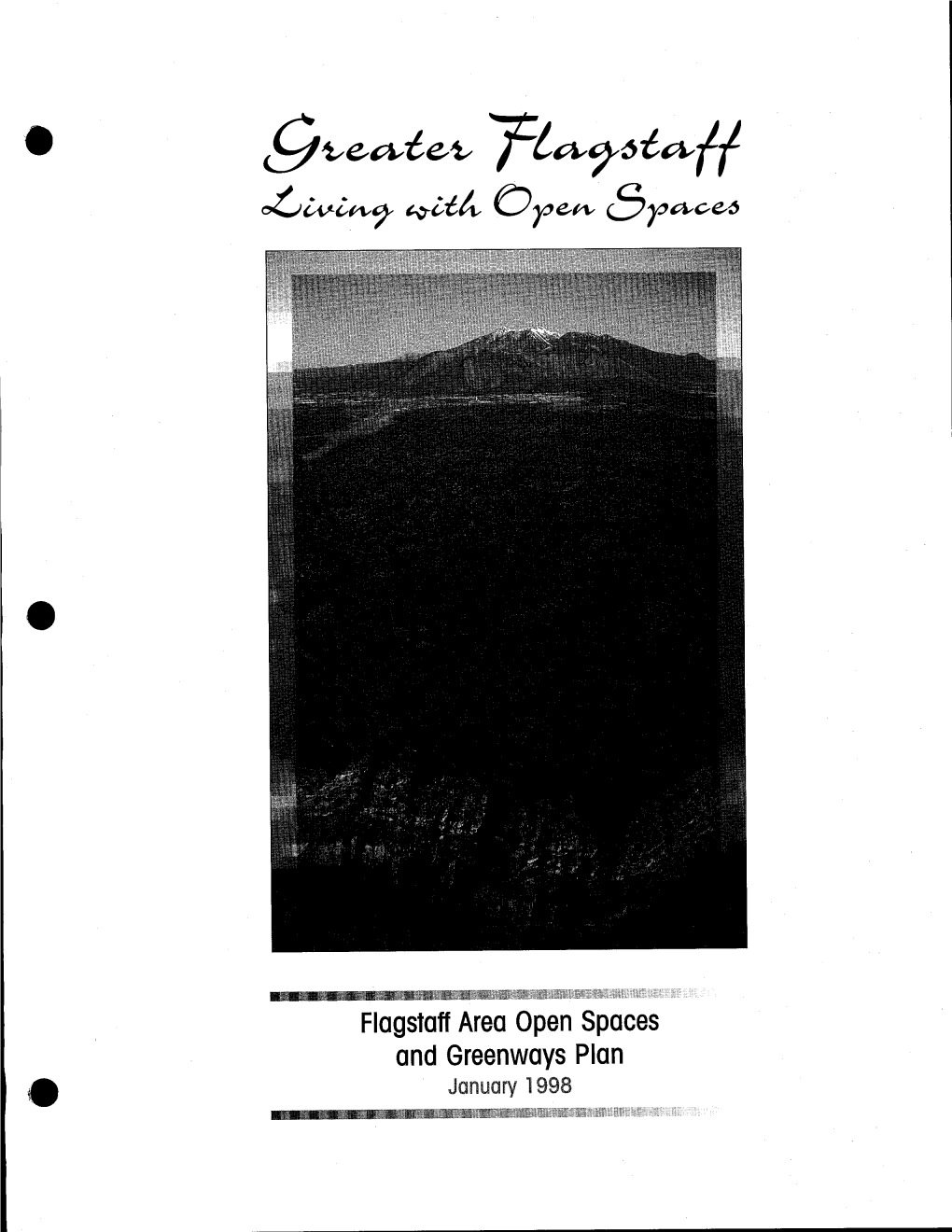 Flagstaff Area Open Spaces and Greenways Plan (PDF)