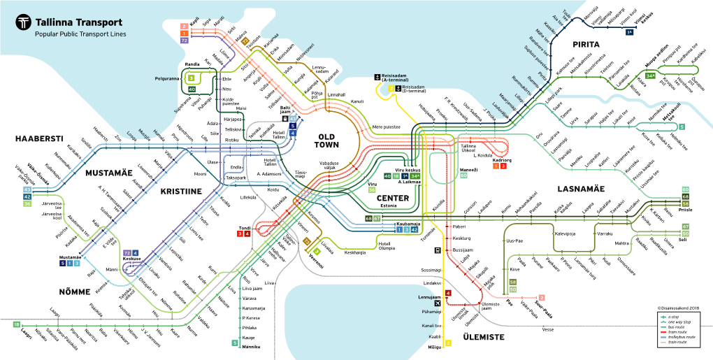 Popular Public Transport Lines