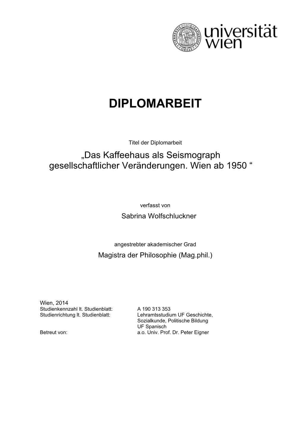 Das Kaffeehaus Als Seismograph Gesellschaftlicher Veränderungen