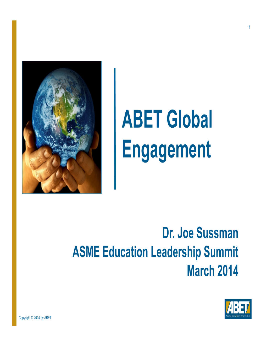 ABET Global Engagement