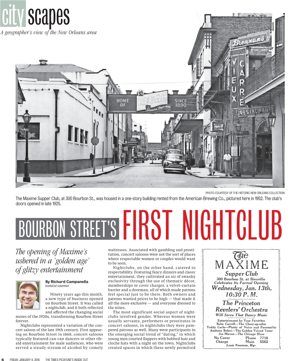 Bourbon Street's First Nightclub