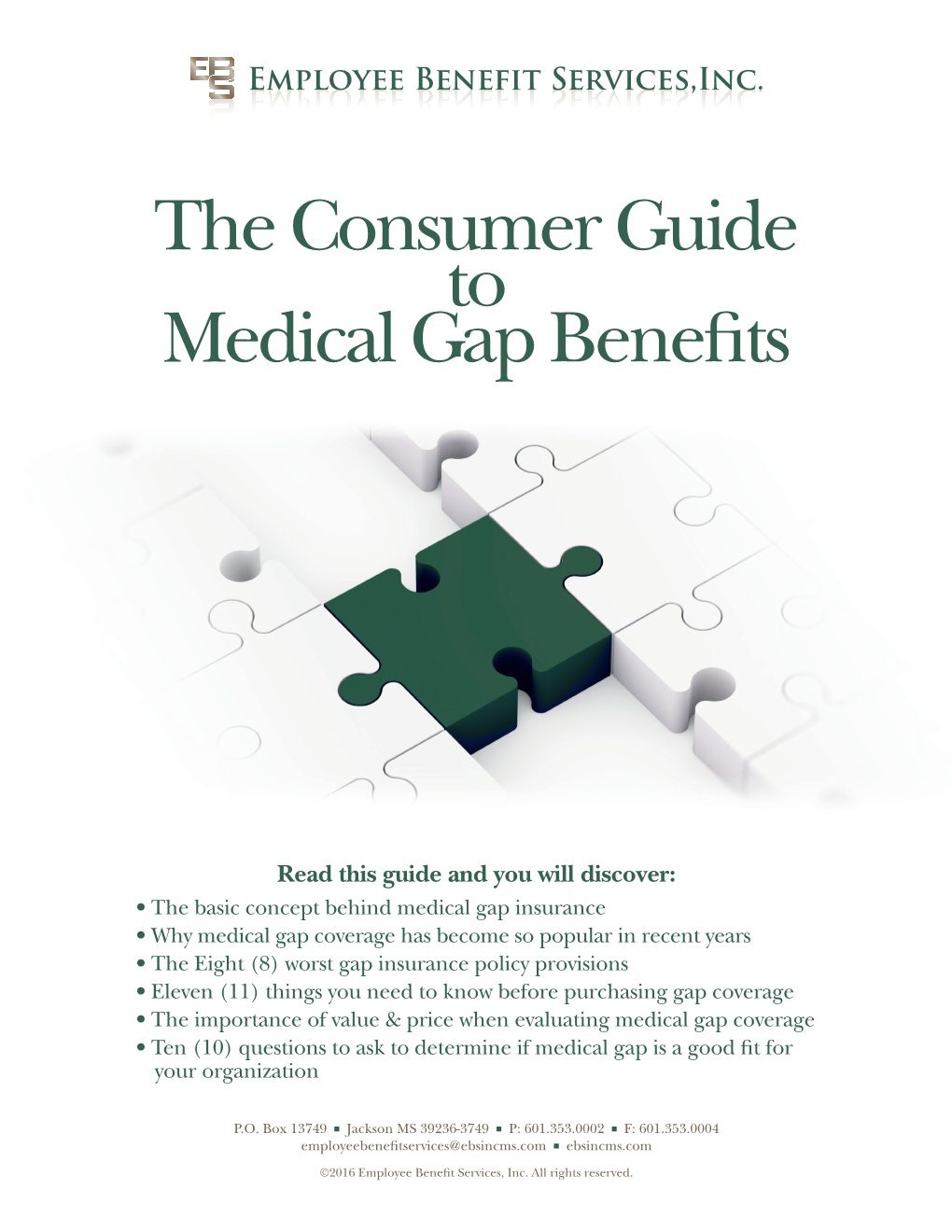 The Consumer Guide to Medical Gap Benefits