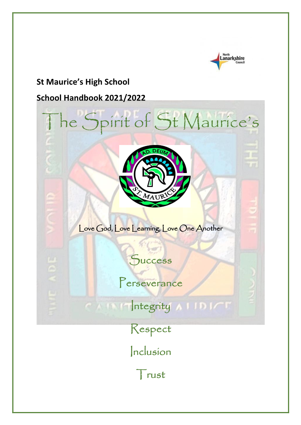 The Spirit of St Maurice's