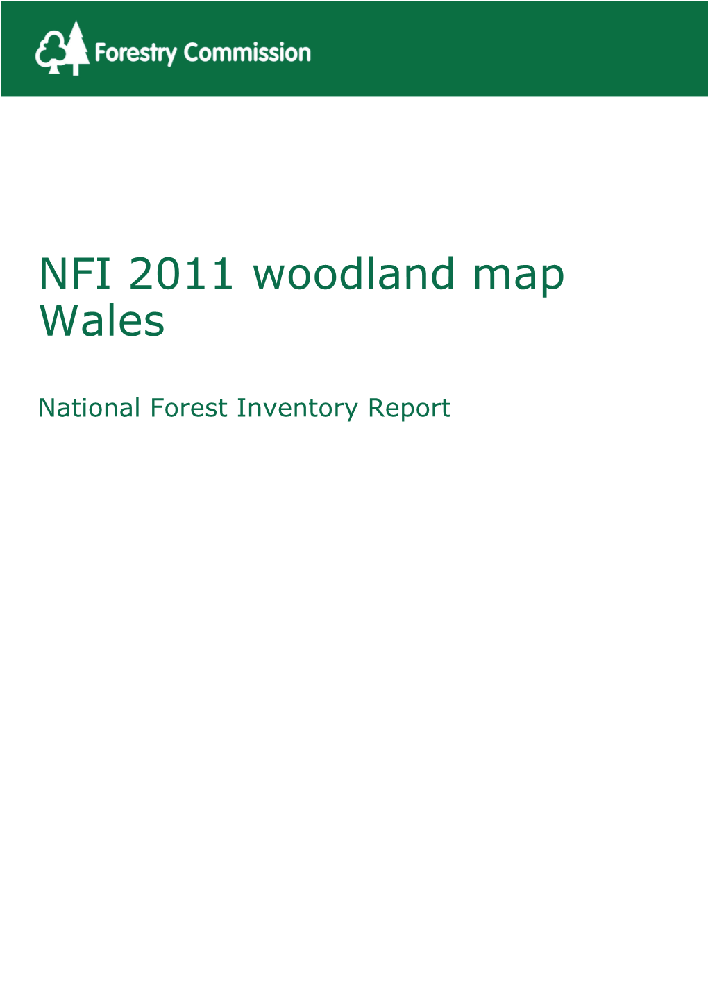 NFI 2011 Woodland Map Wales