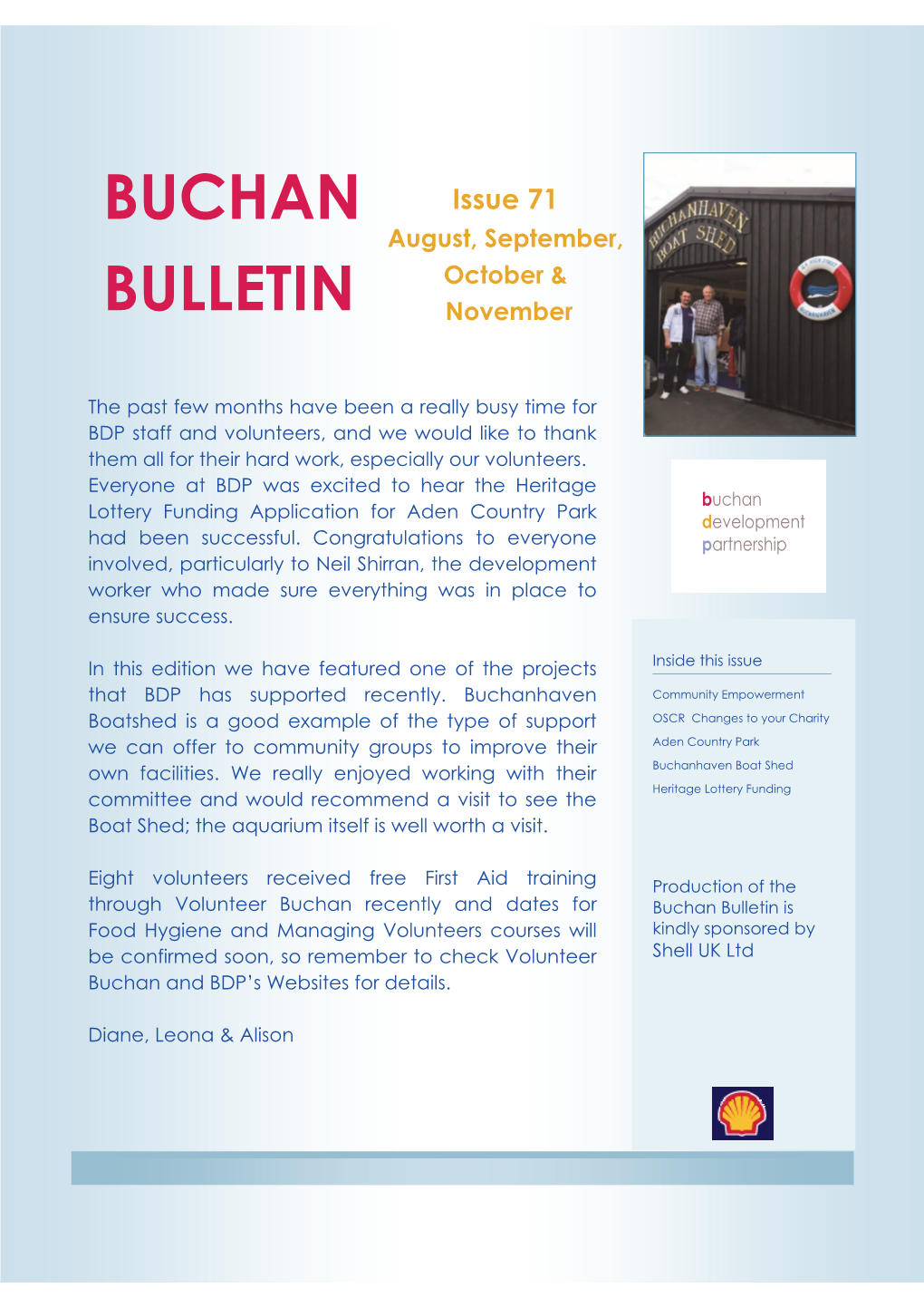 Buchan Bulletin