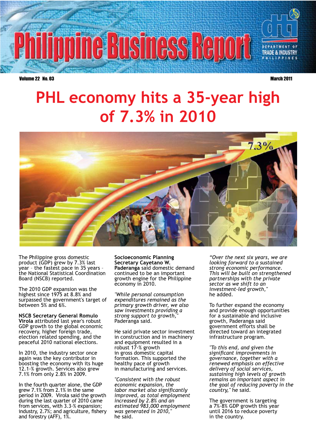 Philippine Business Report, March 2011
