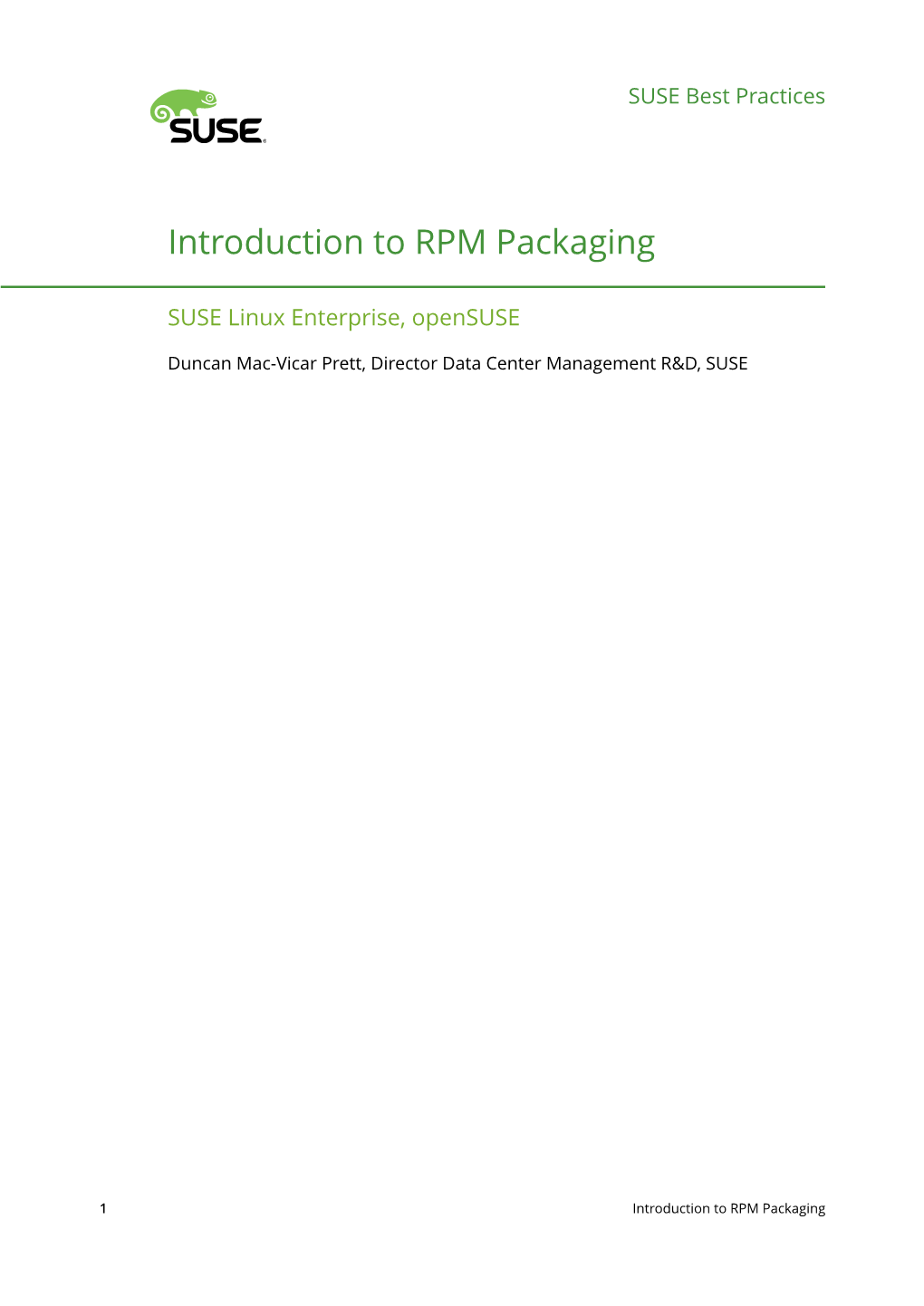 Introduction to RPM Packaging
