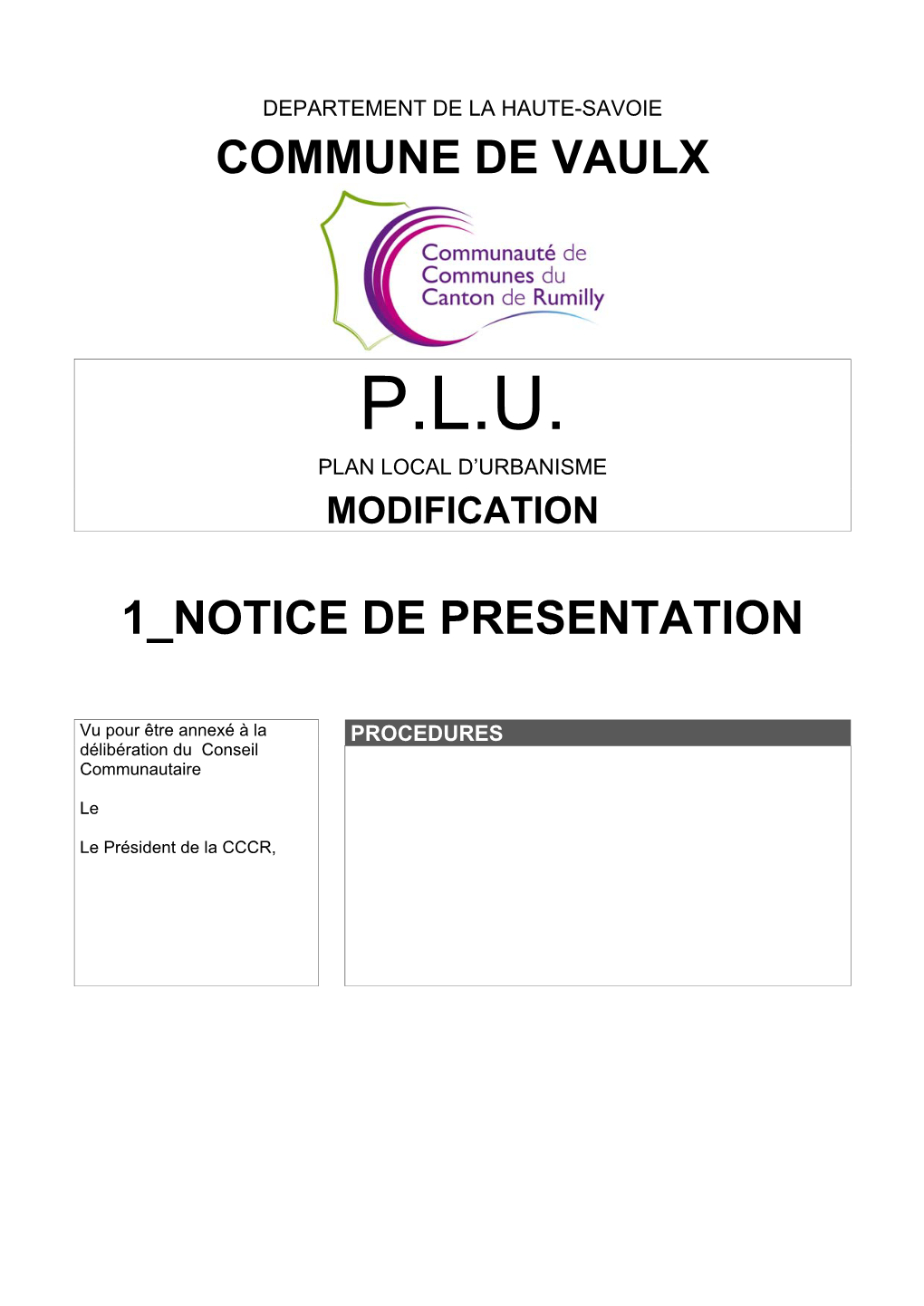 PLU Avant La Modification 2