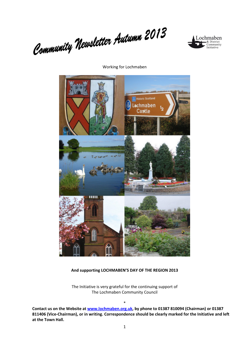 Autumn Newsletter 2013