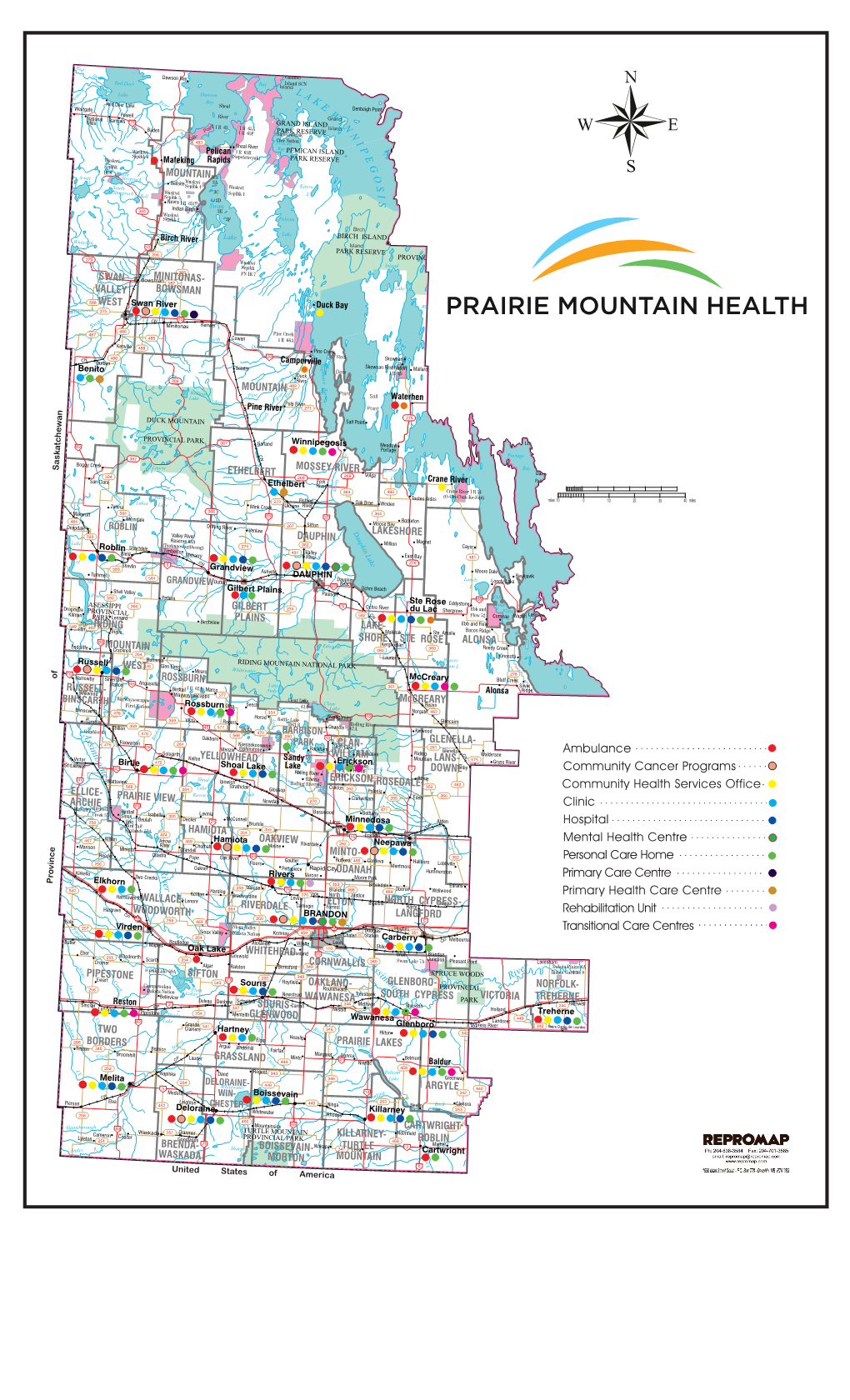 PMH Regional Map