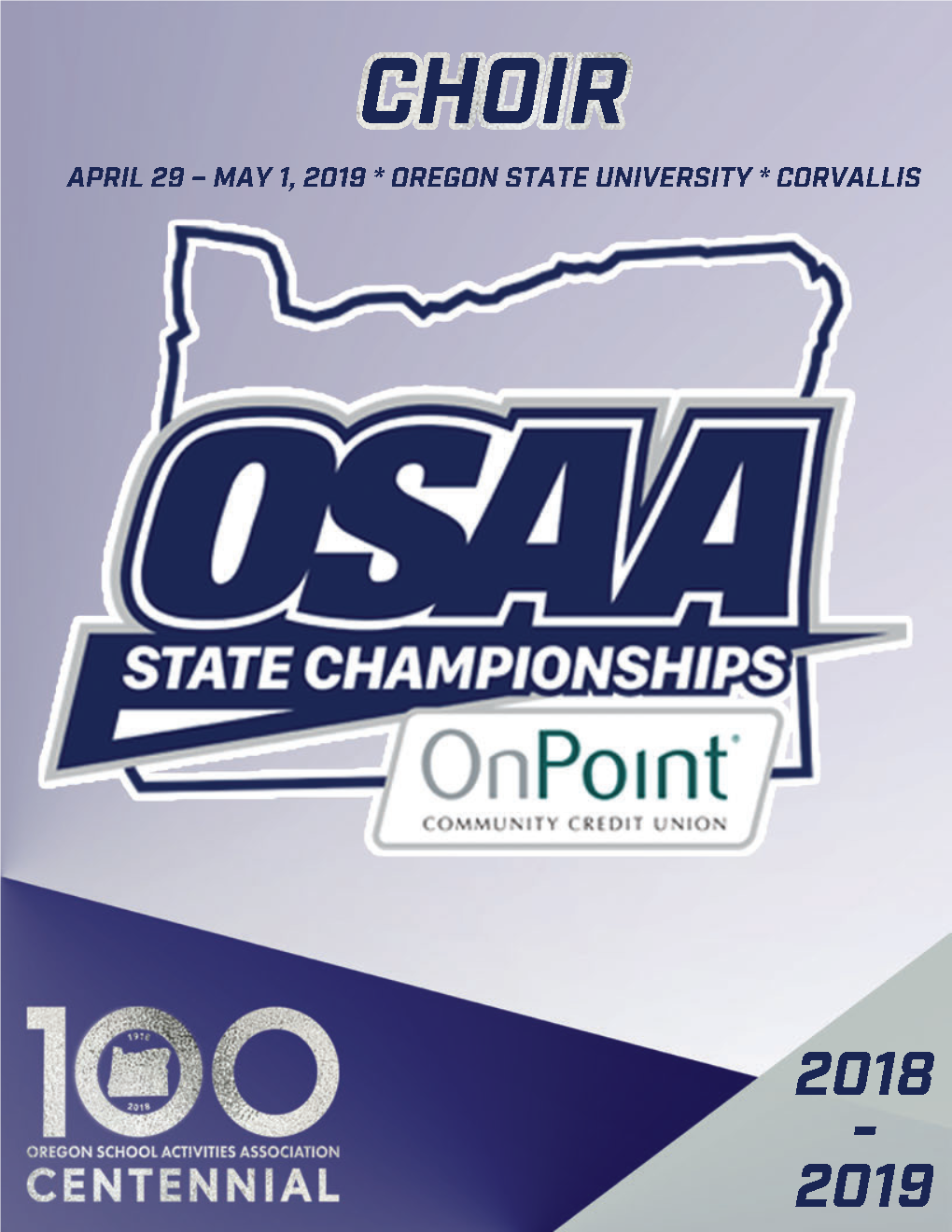 2019 OSAA Choir Program