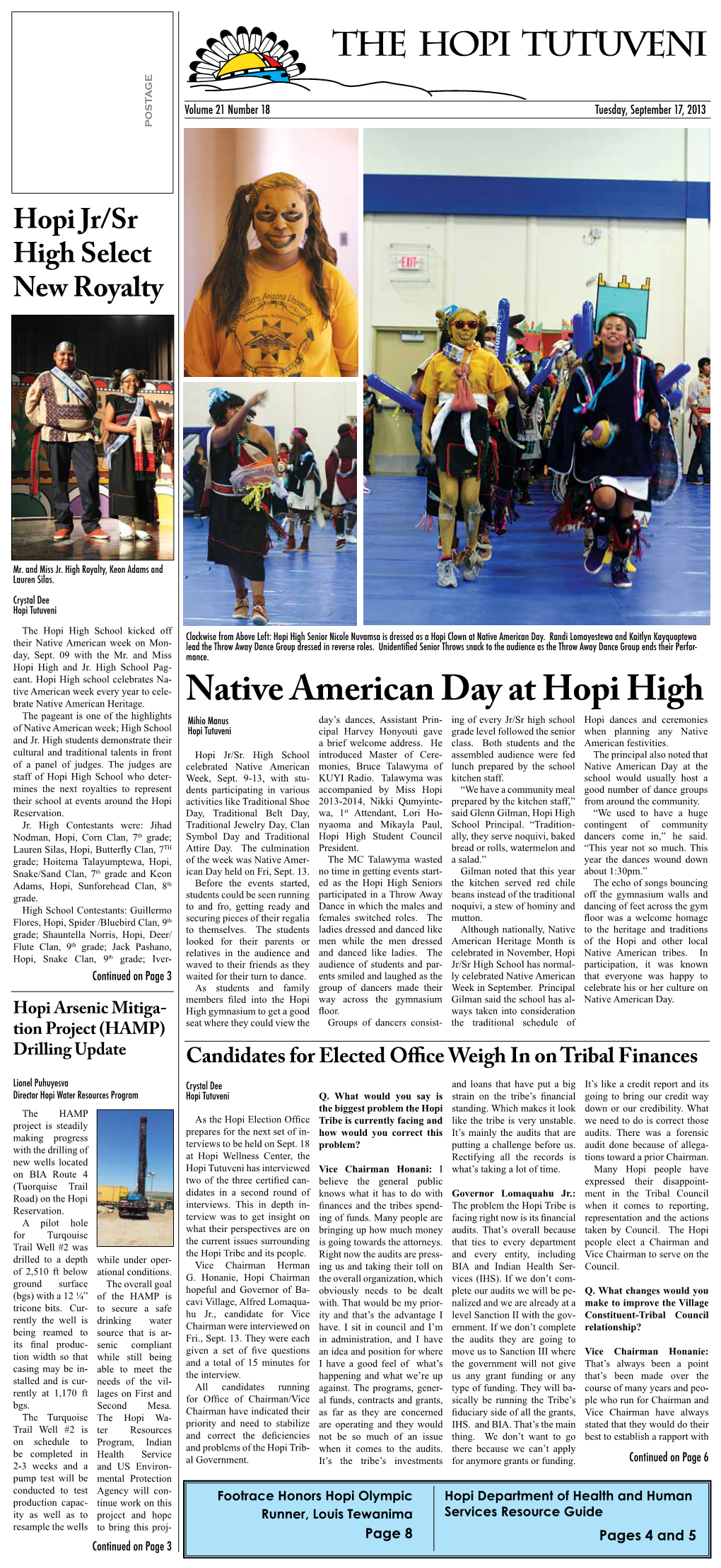 Native American Day at Hopi High