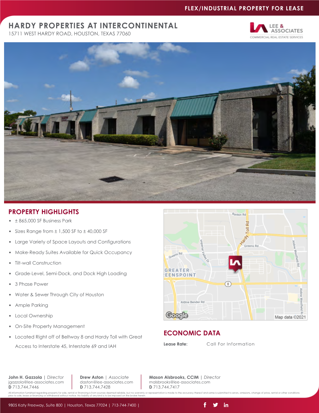 Hardy Properties at Intercontinental 15711 West Hardy Road, Houston, Texas 77060