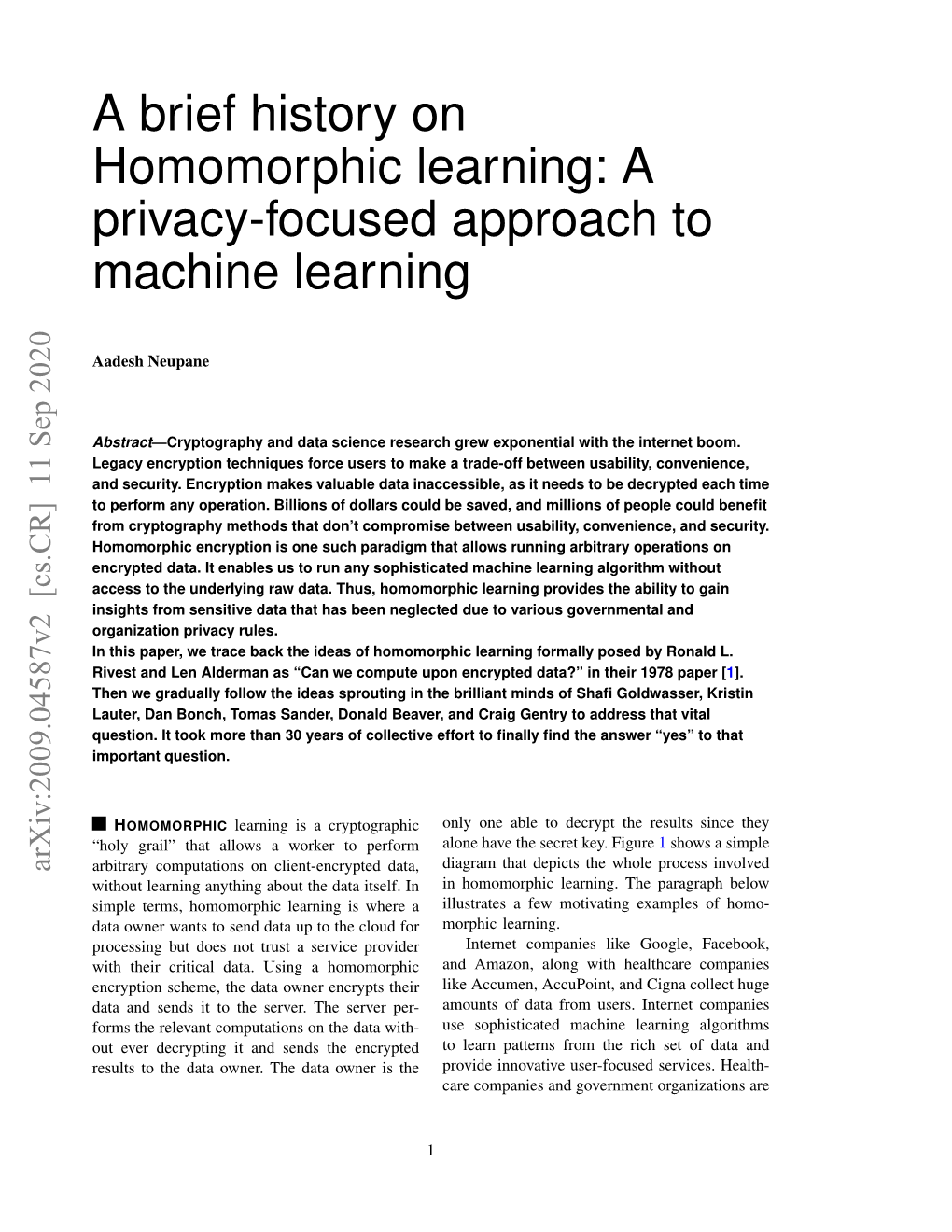 A Brief History on Homomorphic Learning: a Privacy-Focused Approach to Machine Learning