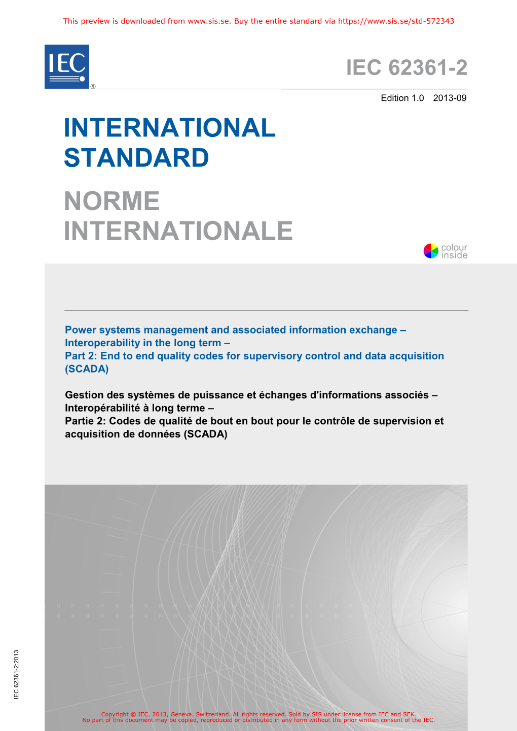 International Standard Norme Internationale