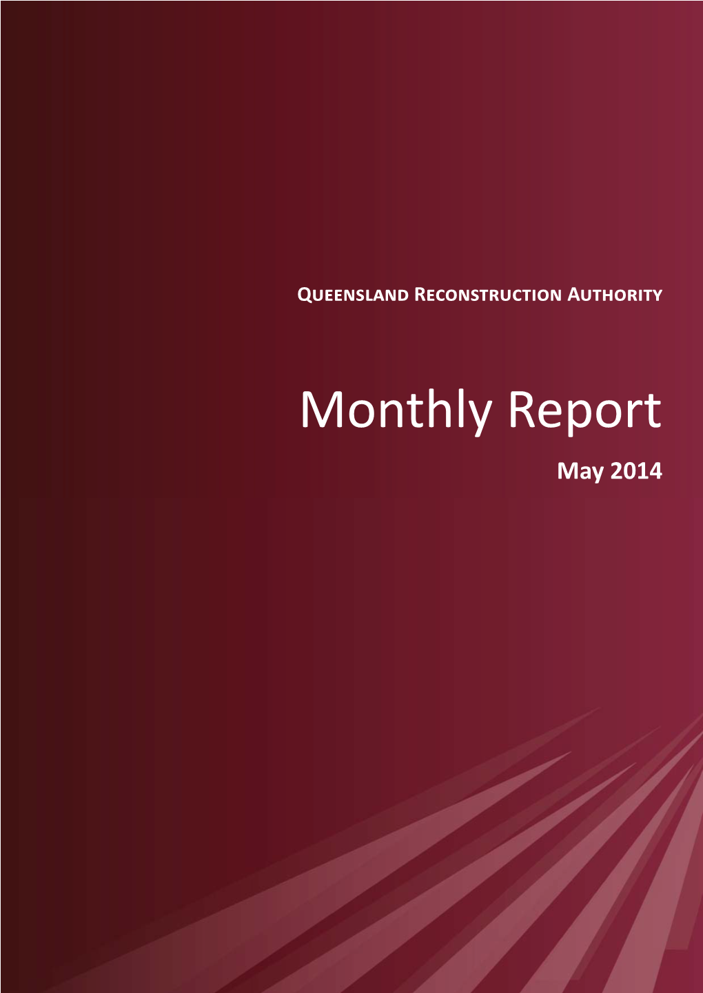 Monthly Report May 2014 FINAL