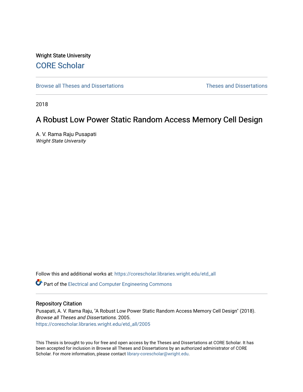 A Robust Low Power Static Random Access Memory Cell Design