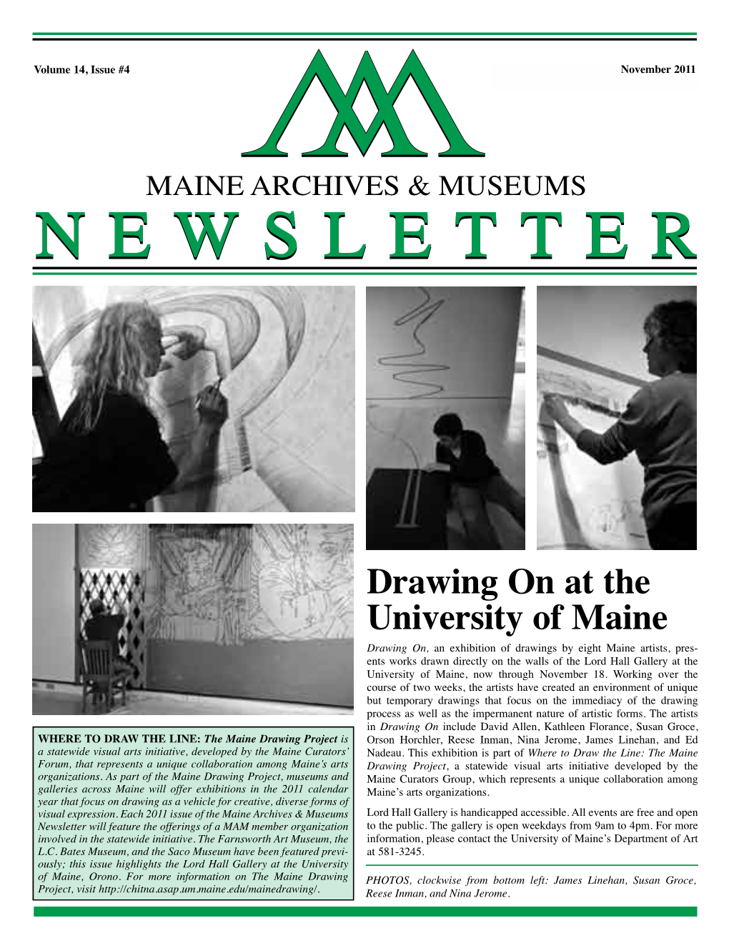 Drawing on at the University of Maine