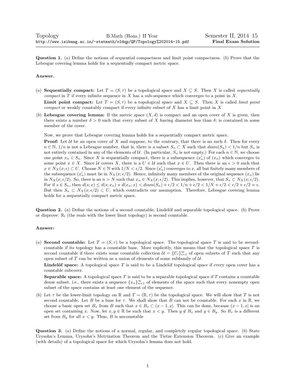 Topology Sol 2014-15.Pdf