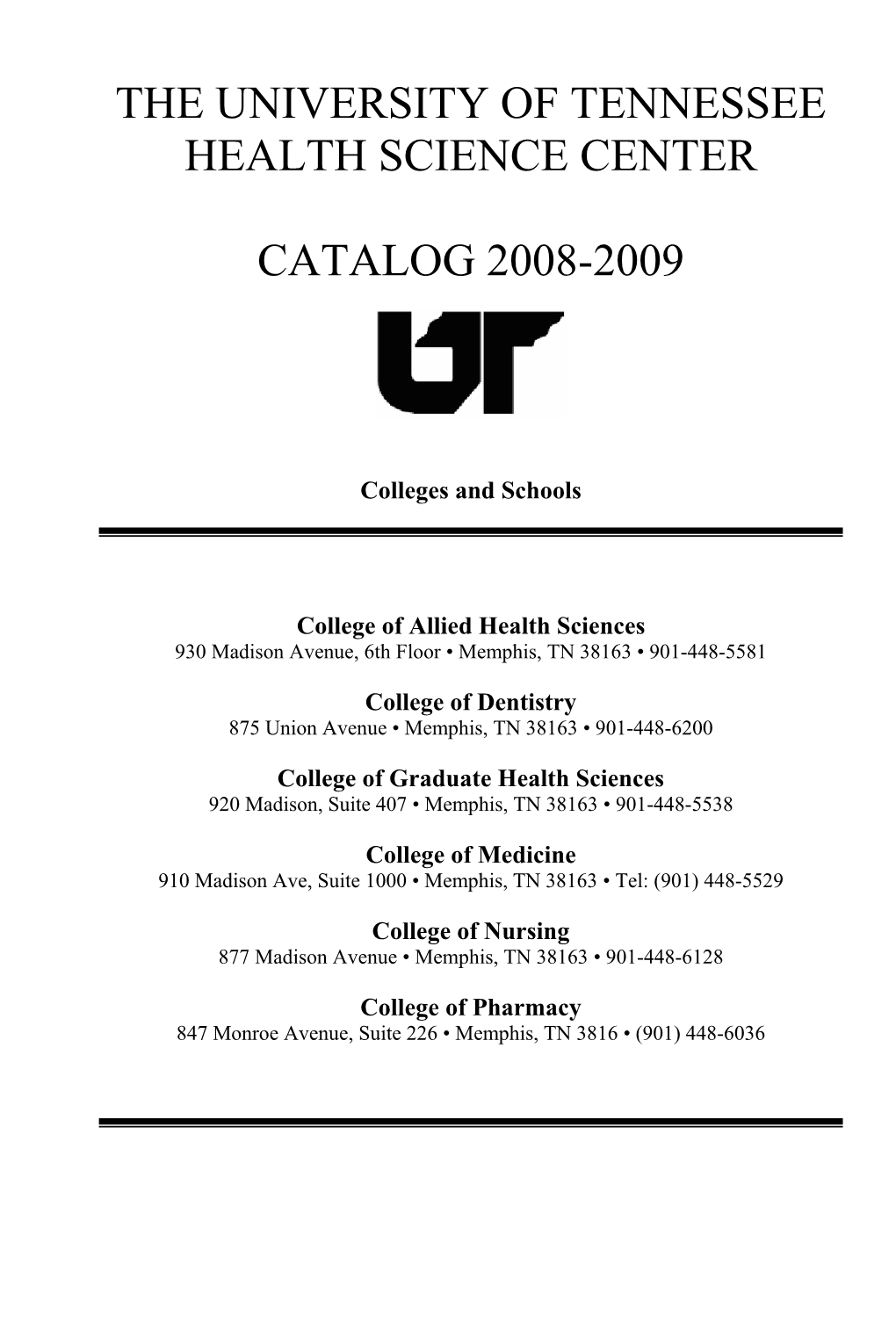 2008-2009 Catalog