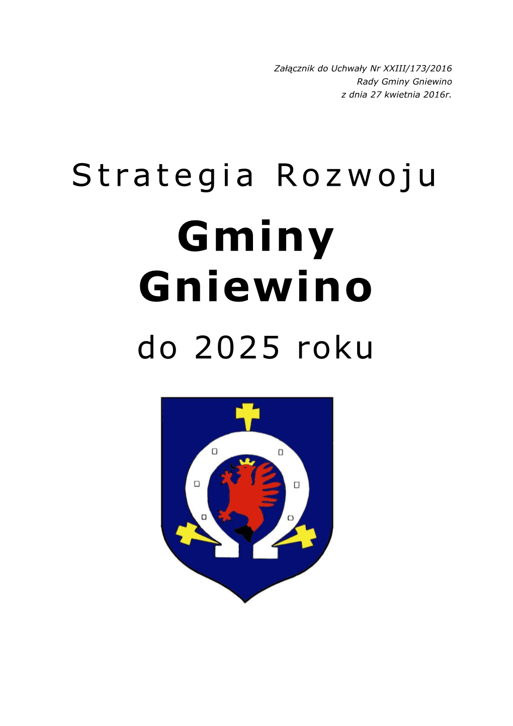 Gminy Gniewino Z Dnia 27 Kwietnia 2016R