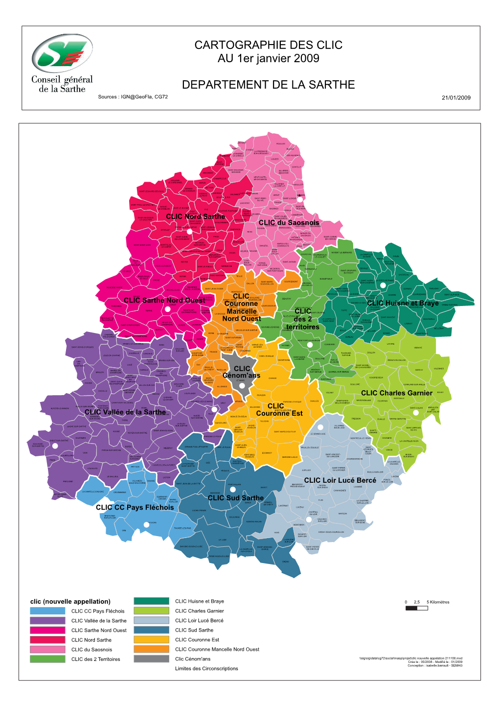 La Cartographie Départementale Des CLIC