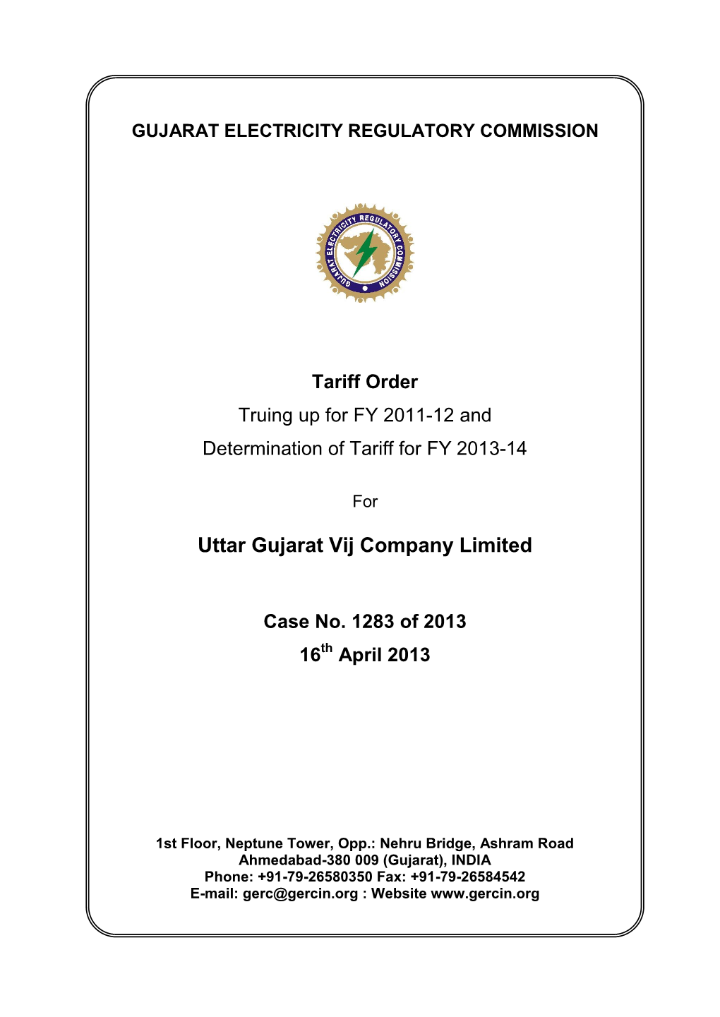 Uttar Gujarat Vij Company Limited
