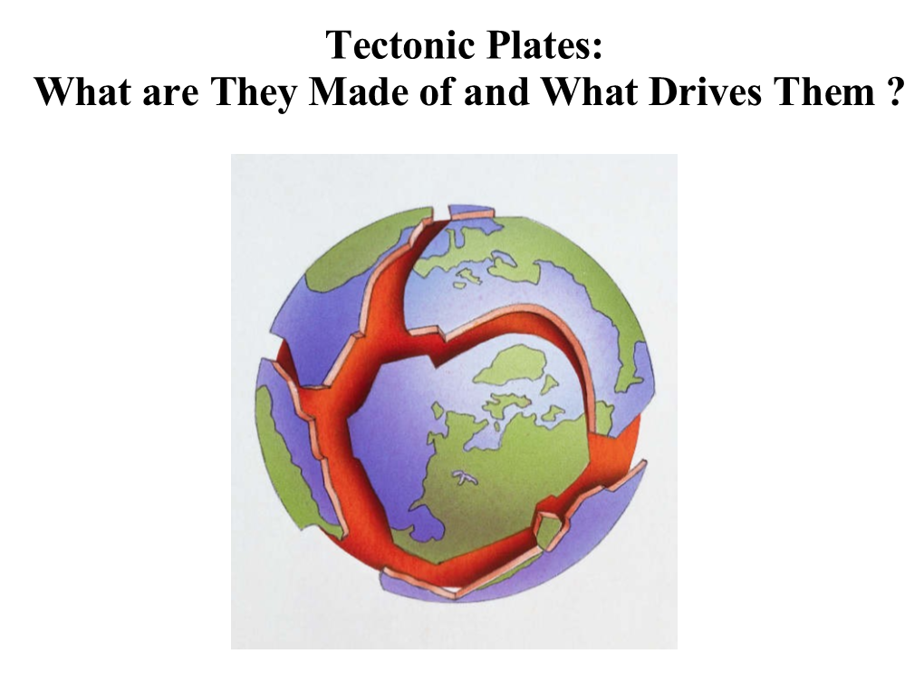 Tectonic Plates: What Are They Made of and What Drives Them ?