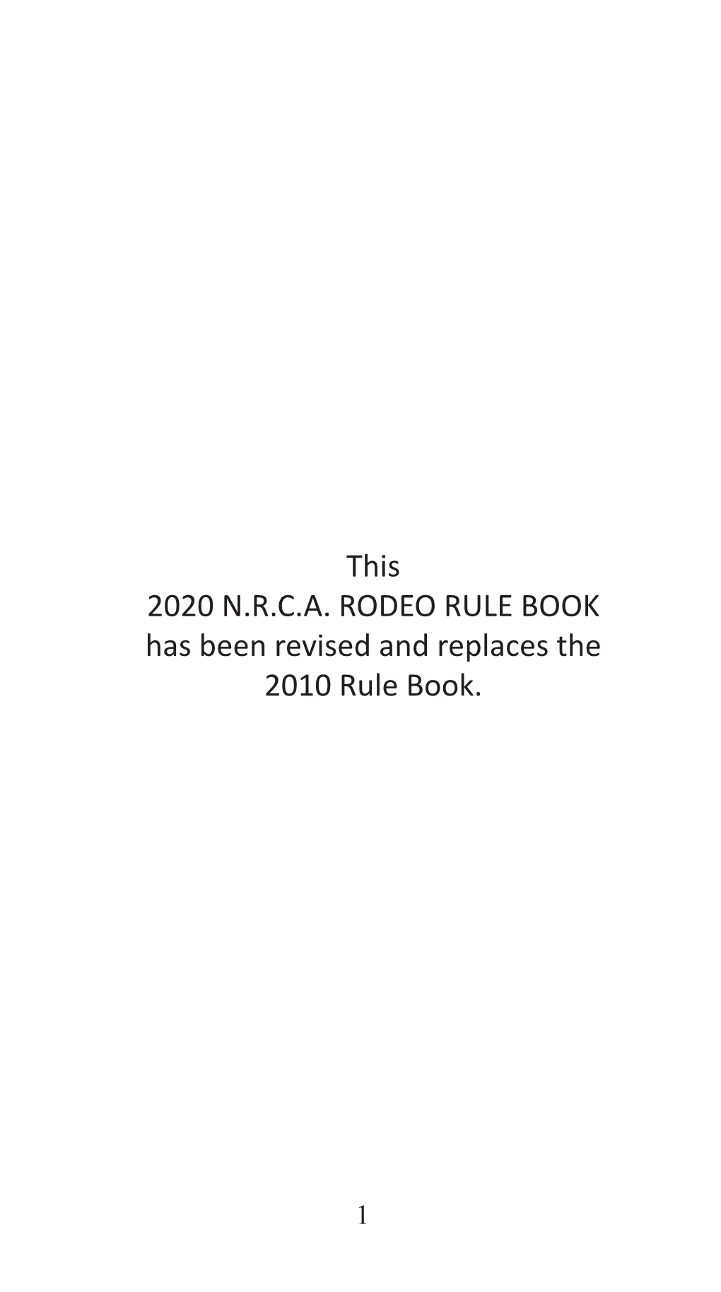 2329 NRCA Rule Book.Indd