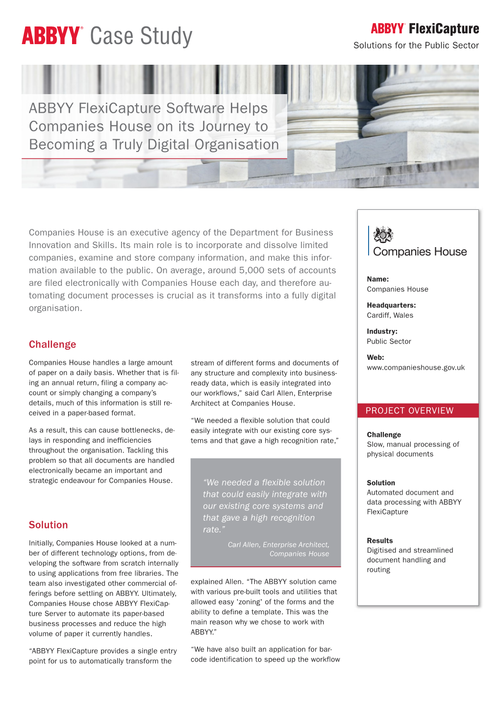 Companies House Uses Flexicapture for Document Processing