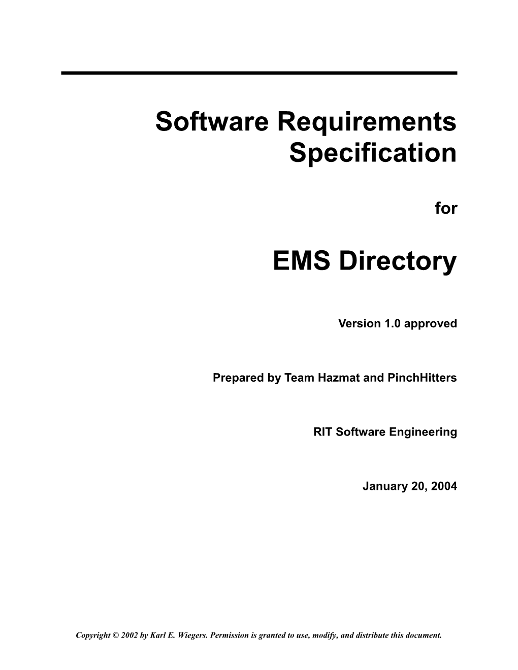 Software Requirements Specification Template s2