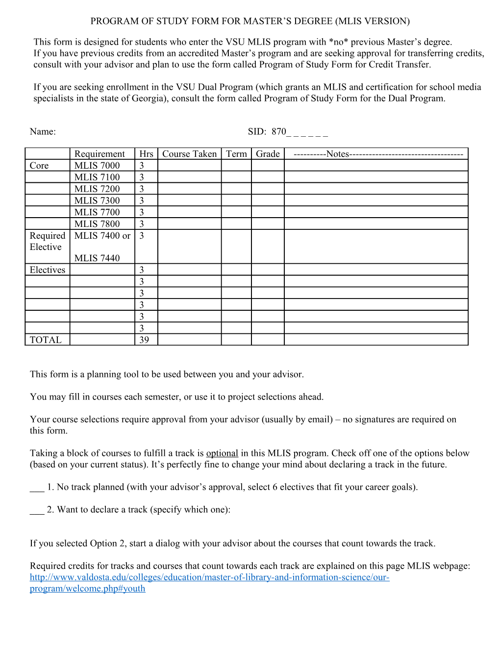 General Studies Worksheet