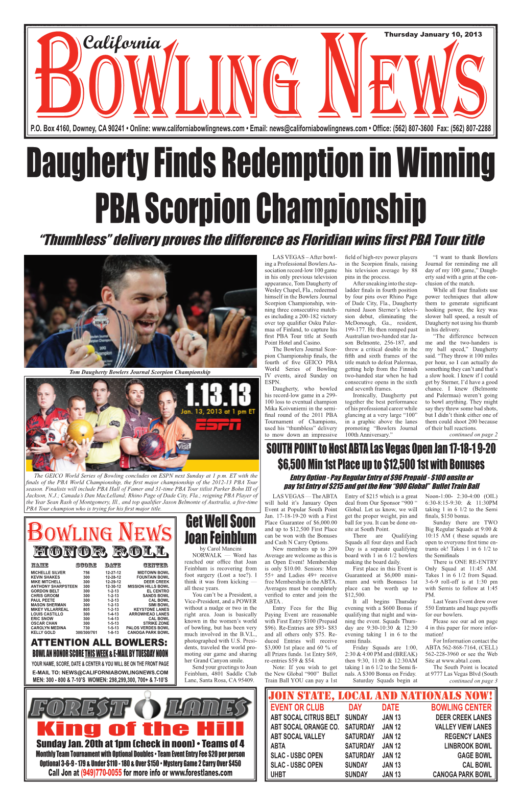 Daugherty Finds Redemption in Winning PBA Scorpion Championship