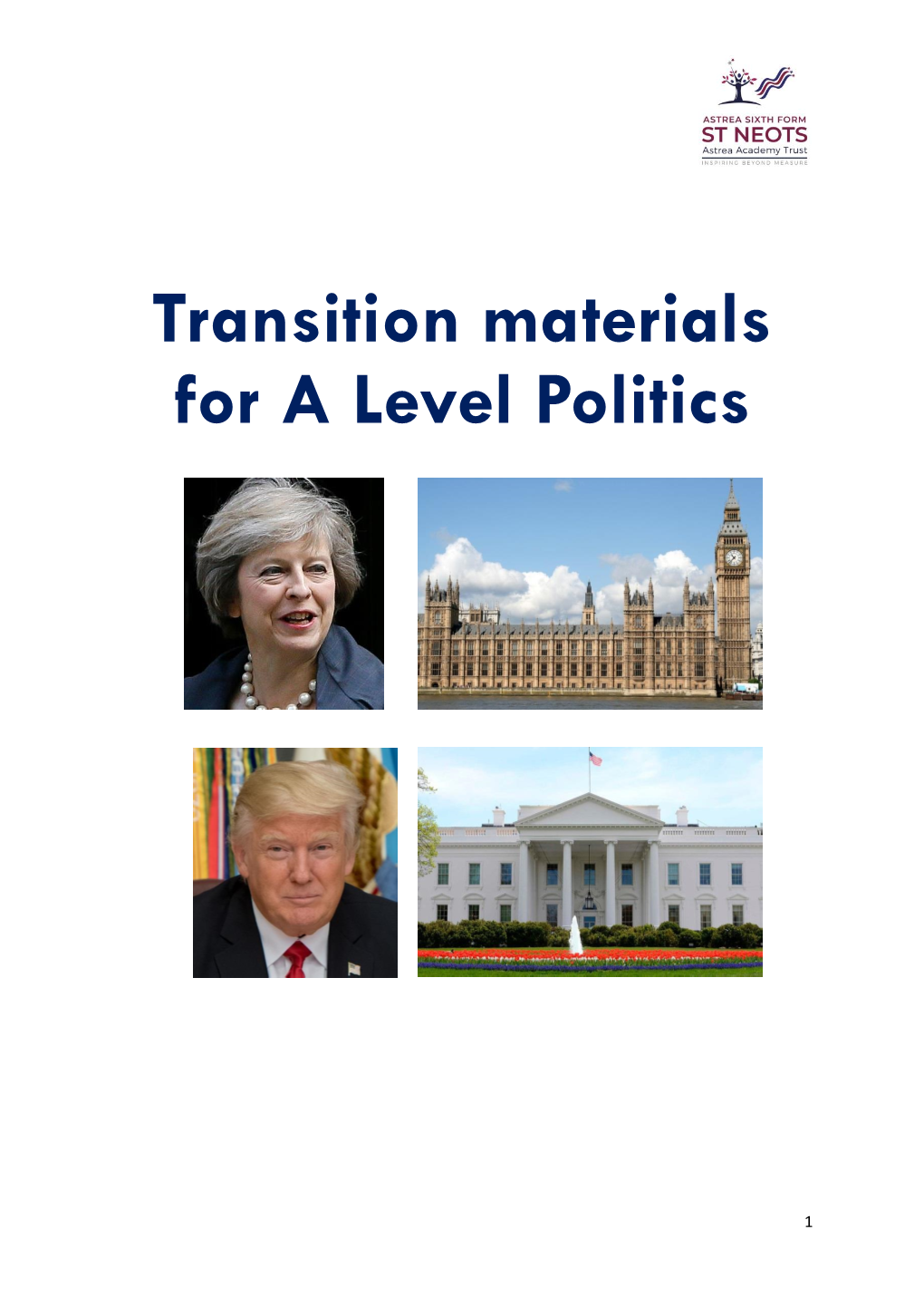 Transition Materials for a Level Politics