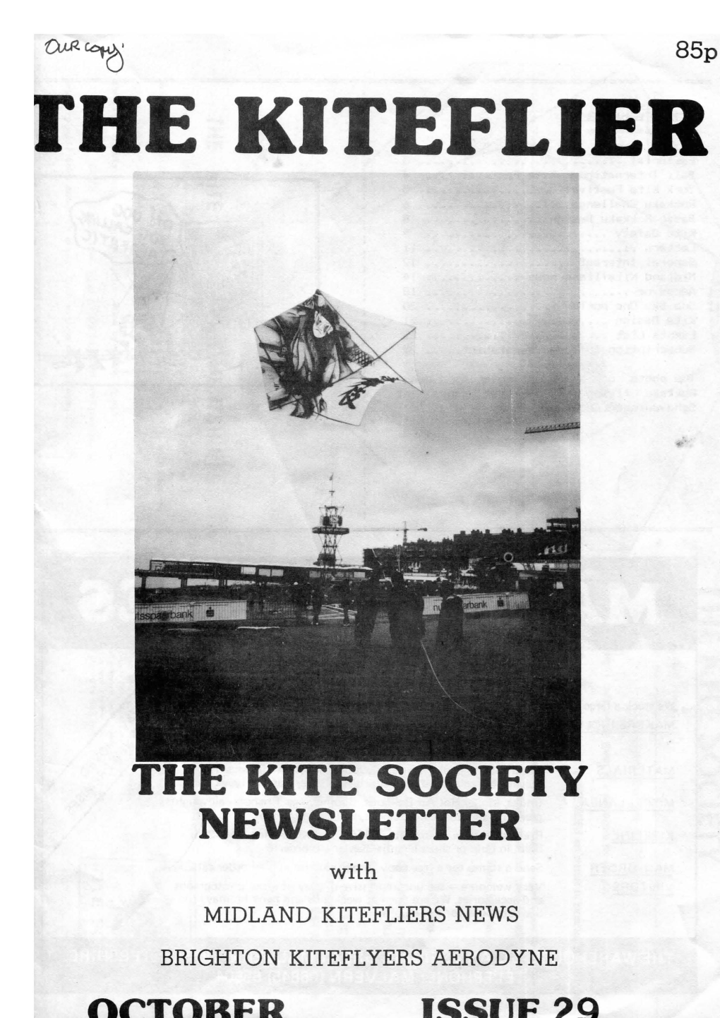 THE KITE SOCIETY NEWSLETTER with MIDLAND KITEFLIERS NEWS