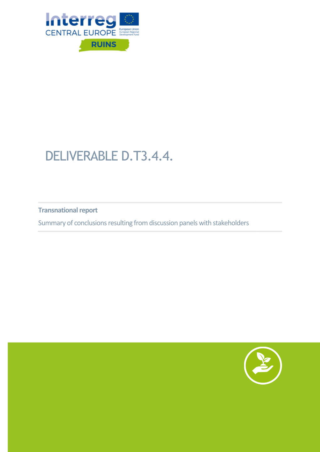 Deliverable D.T3.4.4