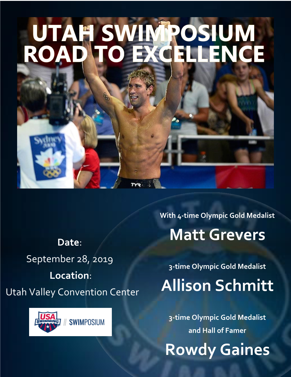 Matt Grevers Allison Schmitt Rowdy Gaines