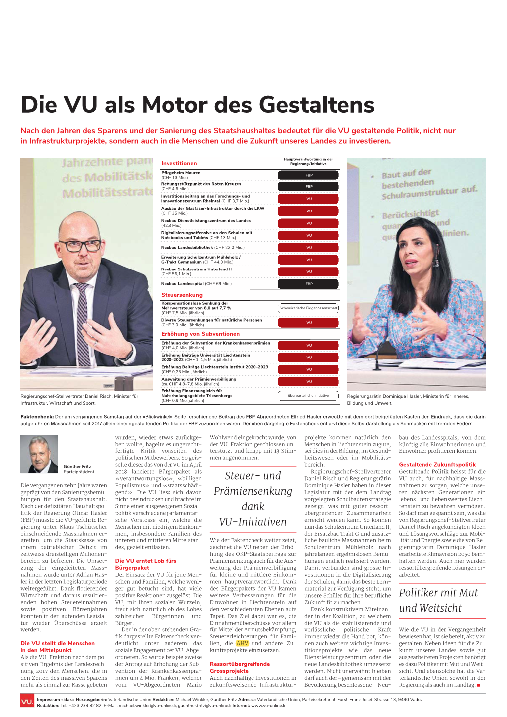 Die VU Als Motor Des Gestaltens