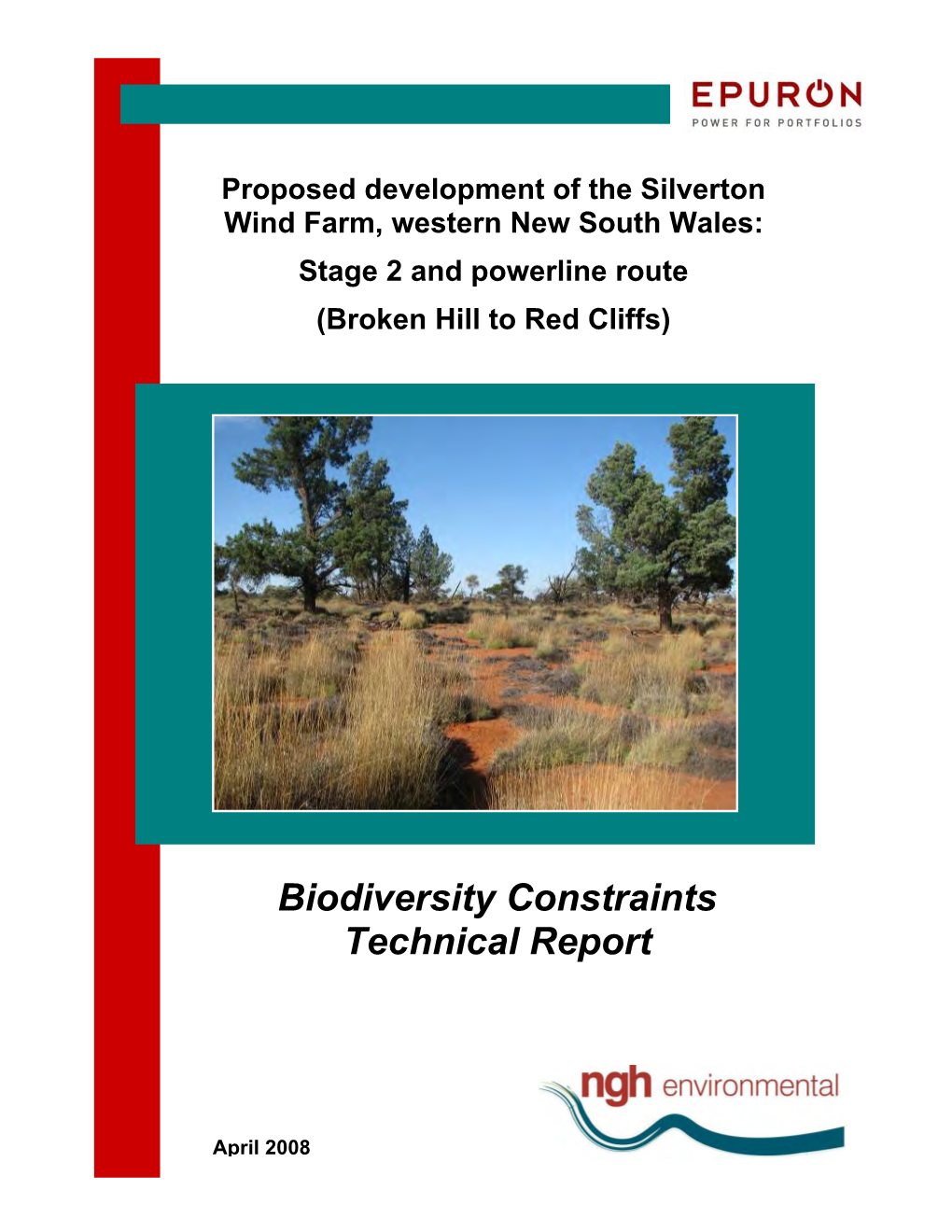 Biodiversity Constraints Technical Report