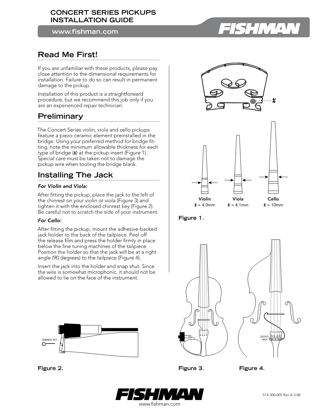 Read Me First! Preliminary Installing the Jack