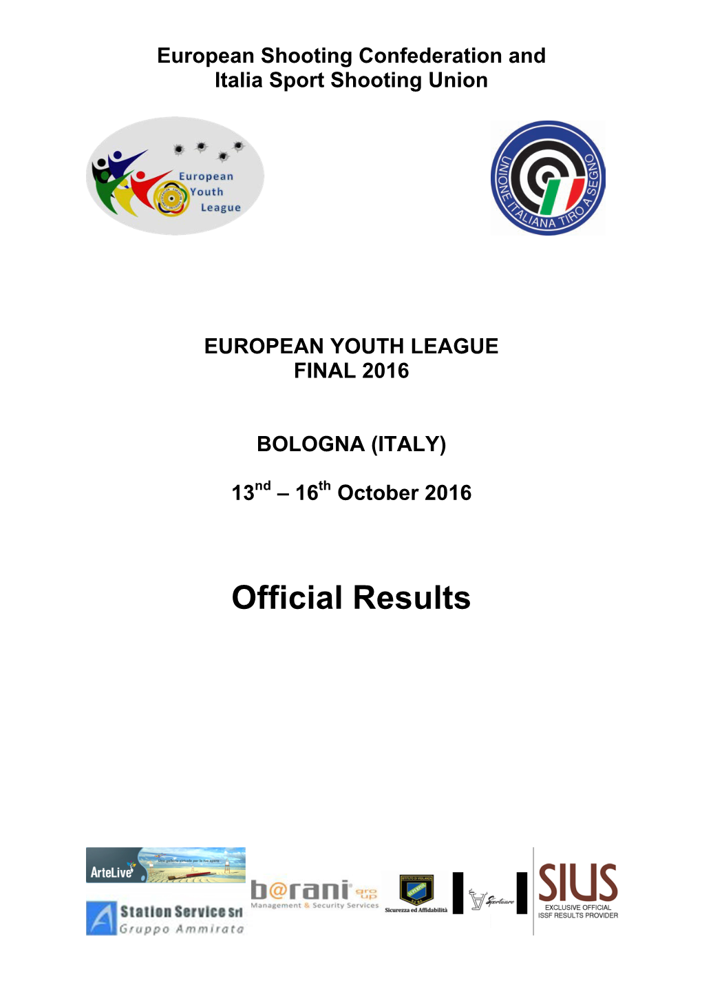 Official Results