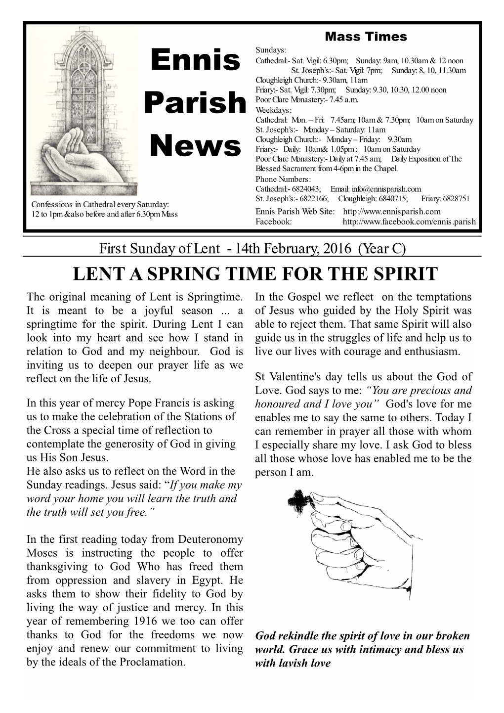 Ennis Parish News