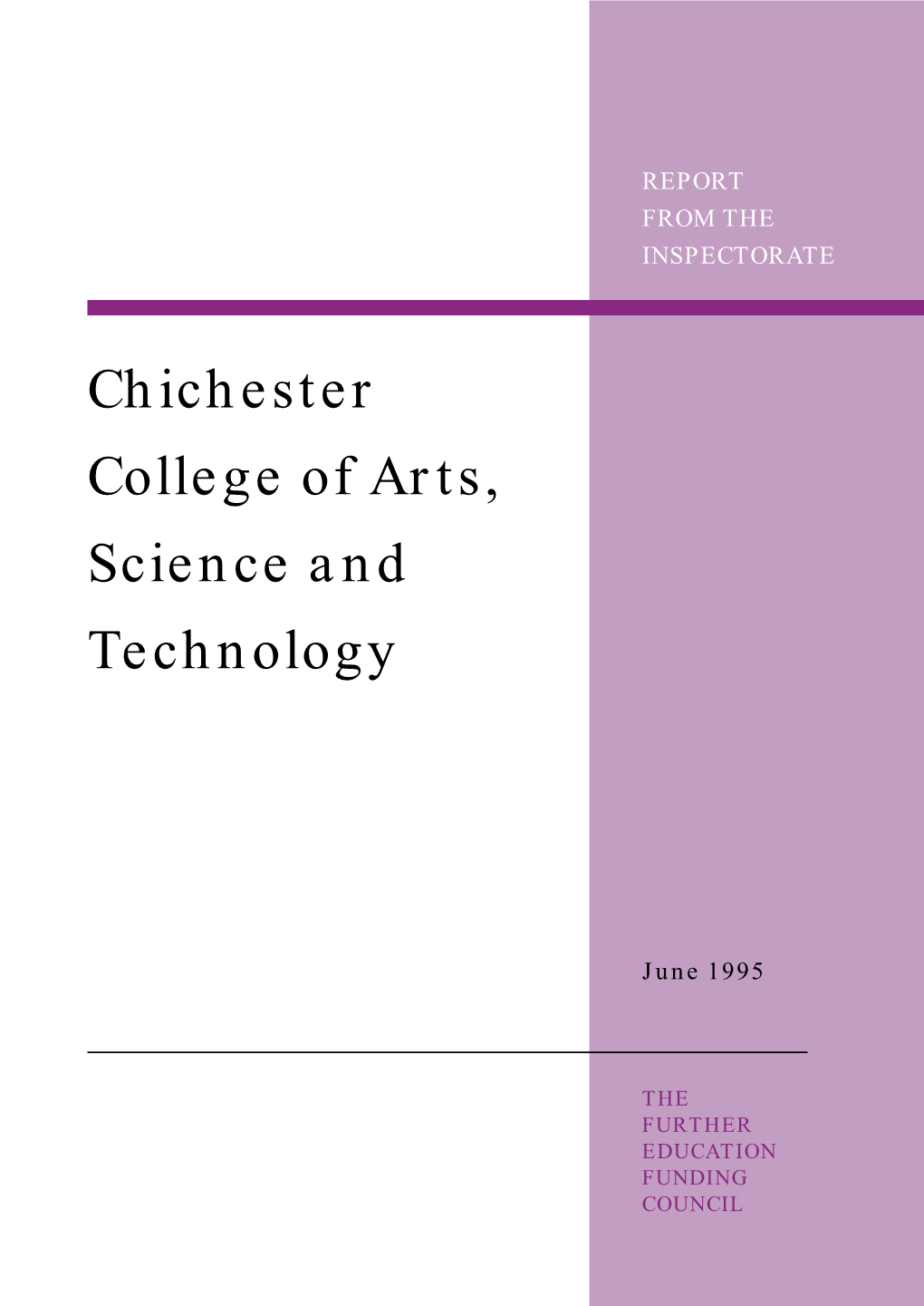 Chichester College of Arts, Science and Technology