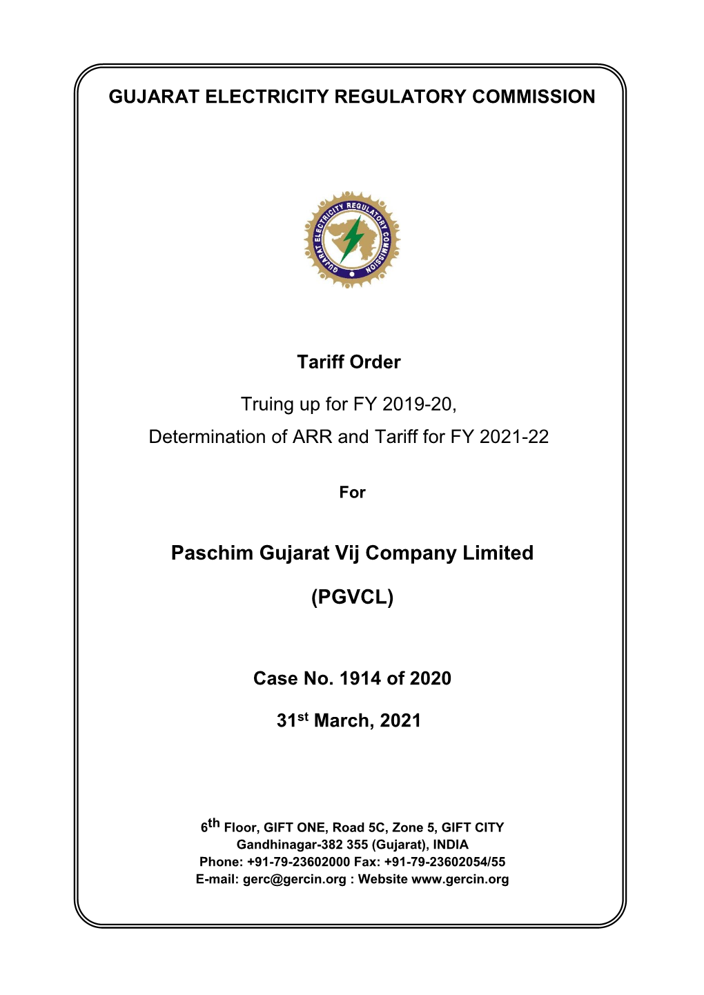 Paschim Gujarat Vij Company Limited (PGVCL)