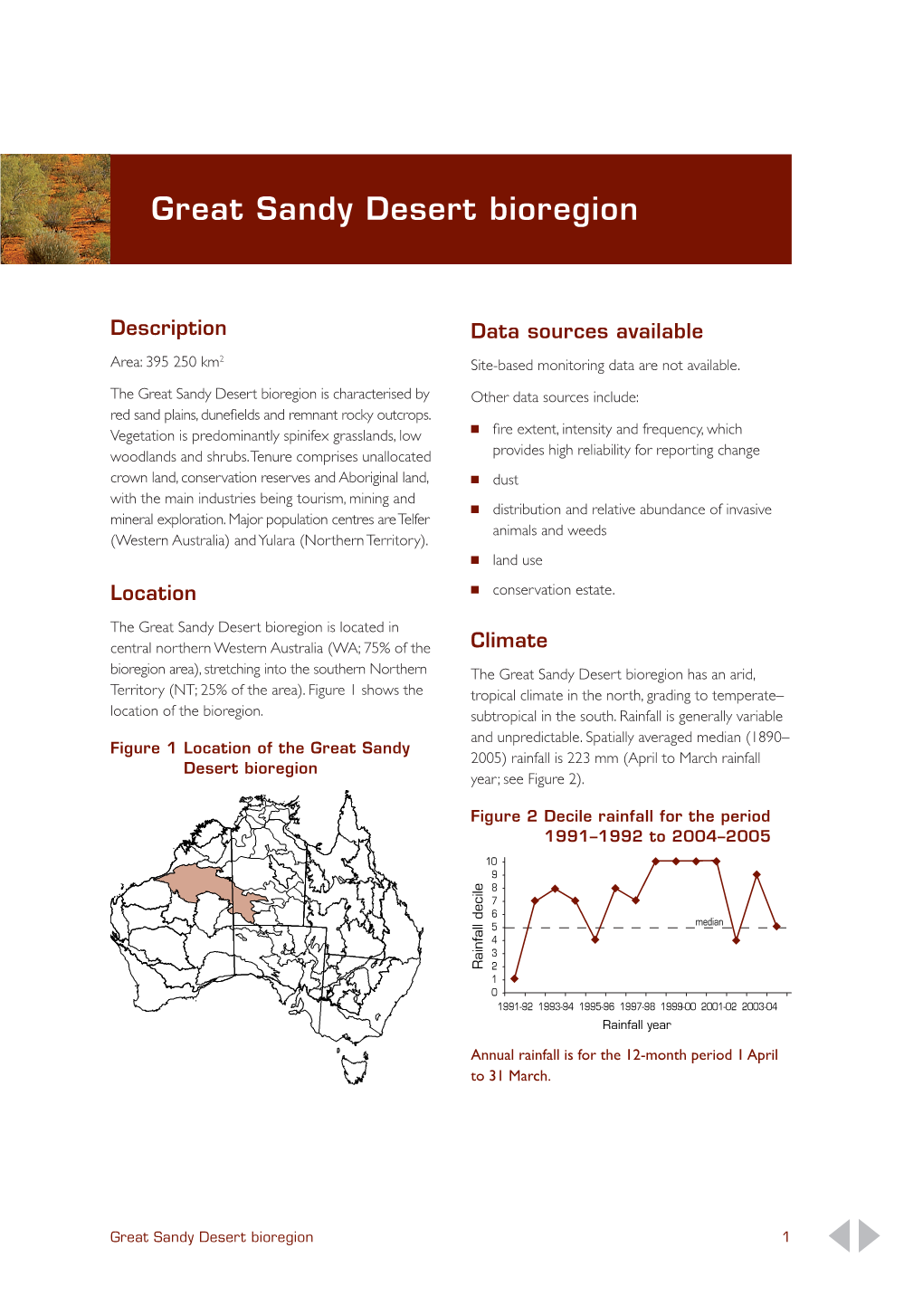 Great Sandy Desert Bioregion